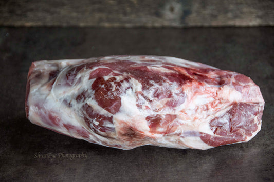 Bone-in leg of lamb