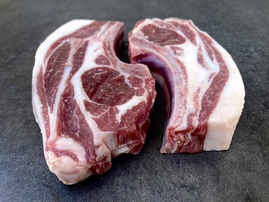 Lamb blade steaks